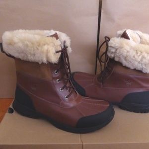 UGG Butte Waterproof Leather Winter Boots